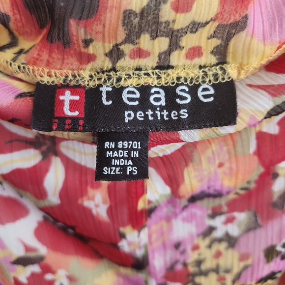 Tease Flowy Floral Skirt Size S Petite - Picture 3 of 4